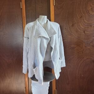 Lucky Brand Gray Women's Cardigan Sweater